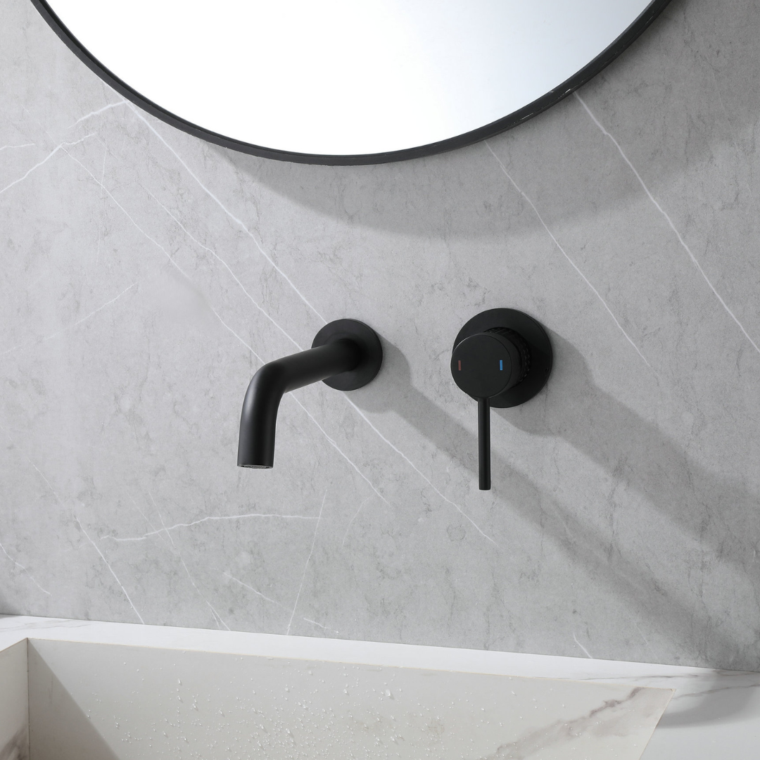 Inbouw wastafelkraan Angelica - Matte black