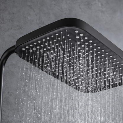 Opbouw Regendoucheset – Fabiano – Digitaal Display – Matt black