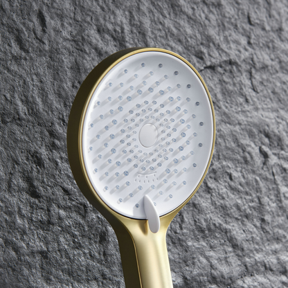 Thermostatisch Douchepaneel Marcelo – Digitale Display - Brushed gold