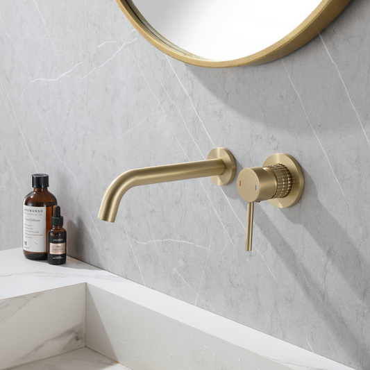 Inbouw wastafelkraan Angelica - Brushed gold