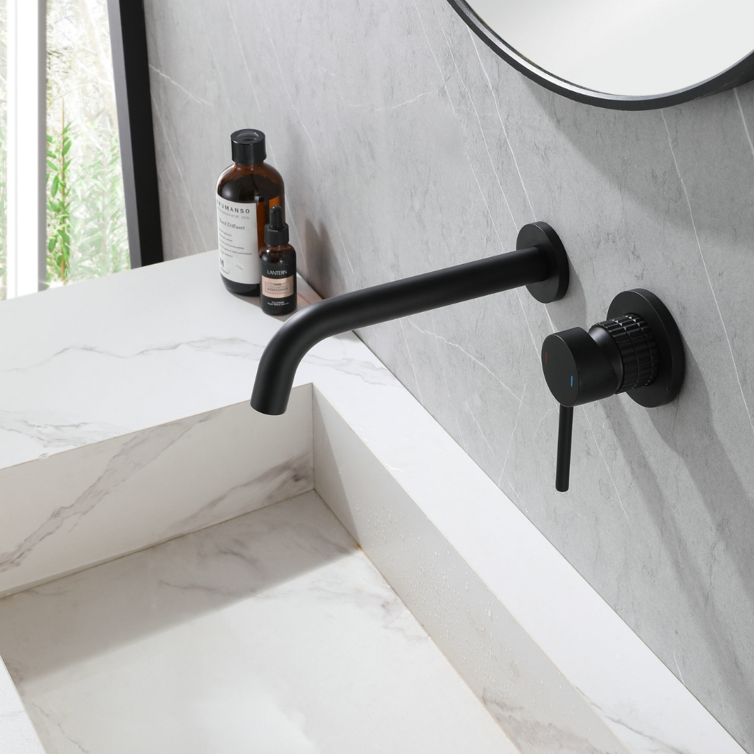 Inbouw wastafelkraan Angelica - Matte black