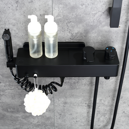Inbouw Regendoucheset - Bruno - Black