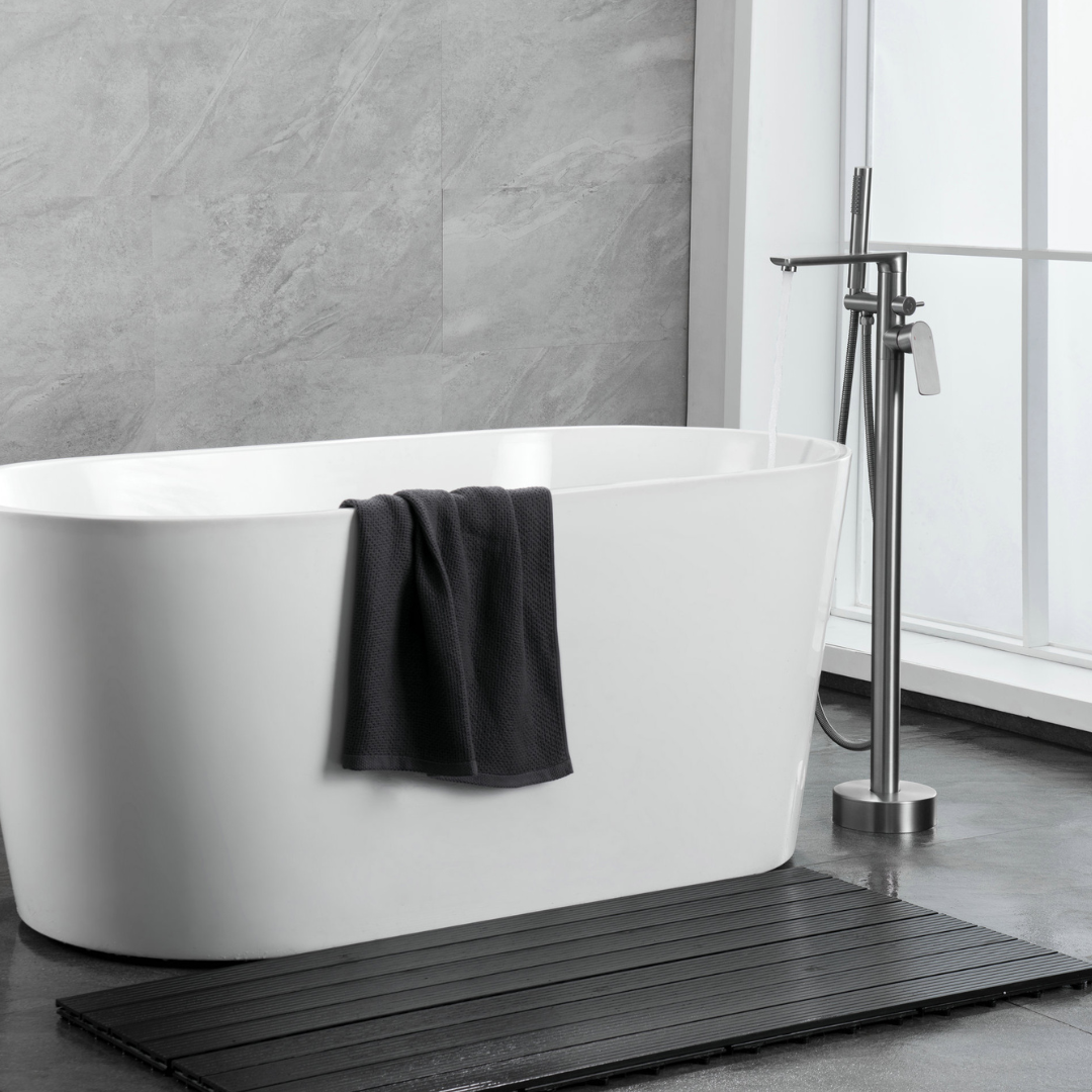 Vrijstaande badkraan Emilia - Gunmetal grey