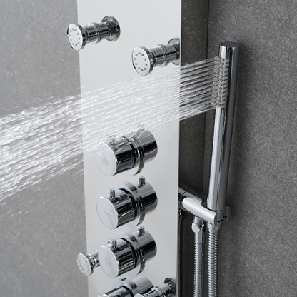 Douchepaneel Nana – Waterval – Massagejets – Chrome