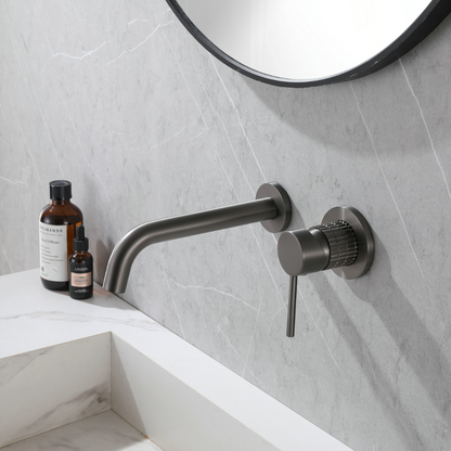 Inbouw wastafelkraan Angelica - Gunmetal grey
