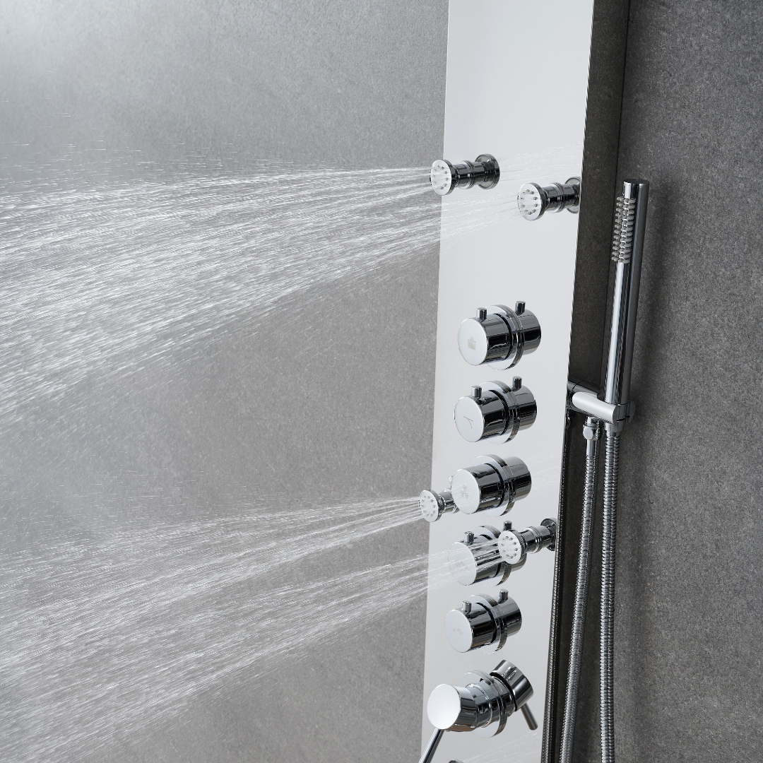 Douchepaneel Nana – Waterval – Massagejets – Chrome