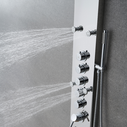 Douchepaneel Nana – Waterval – Massagejets – Chrome