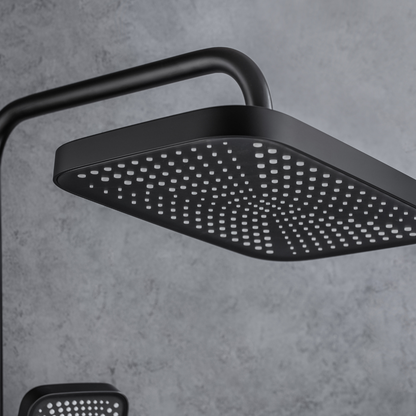 Opbouw Regendoucheset – Fabiano – Digitaal Display – Matt black