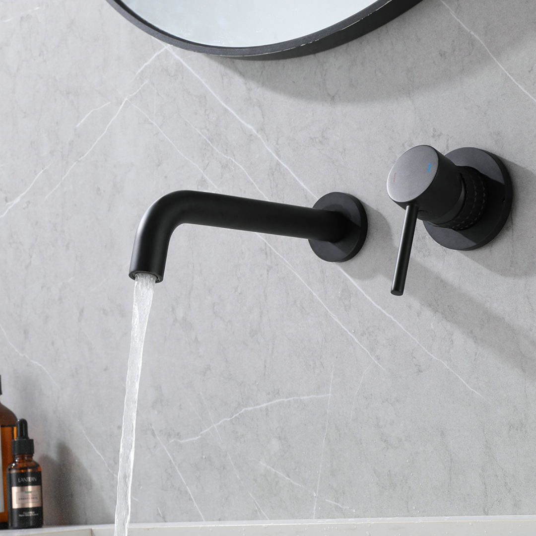 Inbouw wastafelkraan Angelica - Matte black