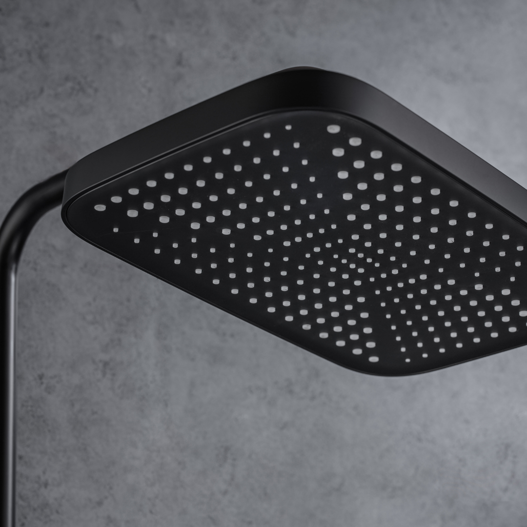 Opbouw Regendoucheset – Fabiano – Digitaal Display – Matt black