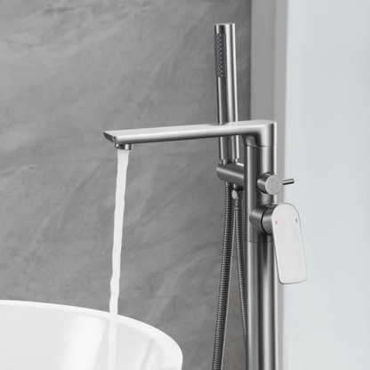 Vrijstaande badkraan Emilia - Gunmetal grey