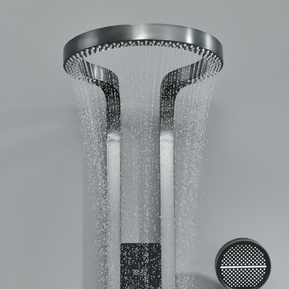 Thermostatisch Douchepaneel Marcelo – Digitale Display - Gunmetal Grey