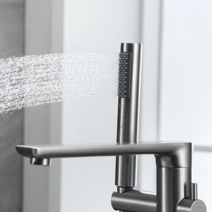 Vrijstaande badkraan Emilia - Gunmetal grey