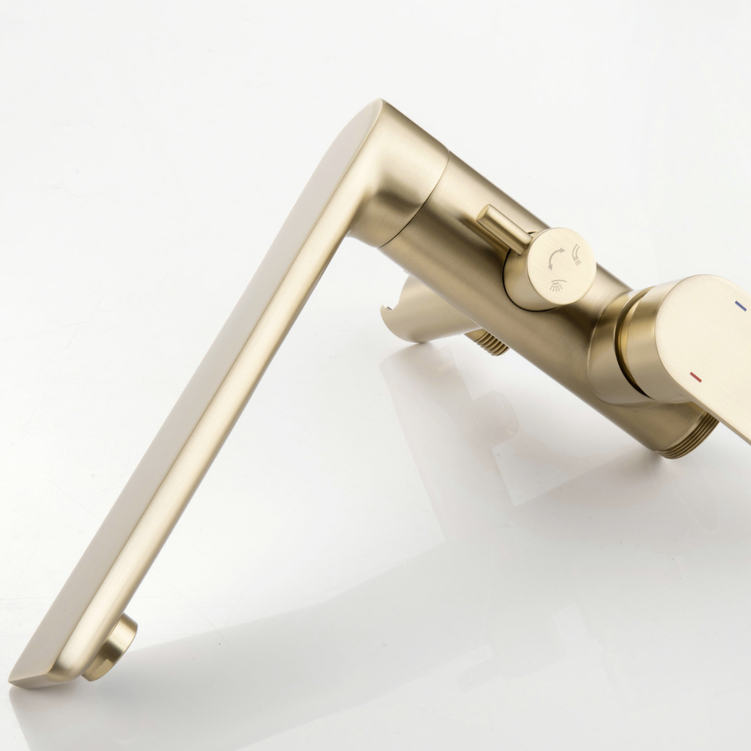 Vrijstaande badkraan Emilia - Brushed gold