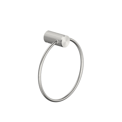Handdoekring Valencia - Brushed nickel