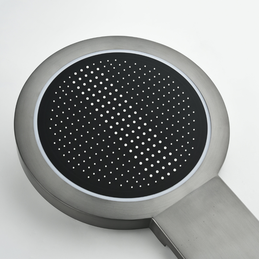 Douchepaneel Elena - LED - Digitaal display - Gunmetal grey