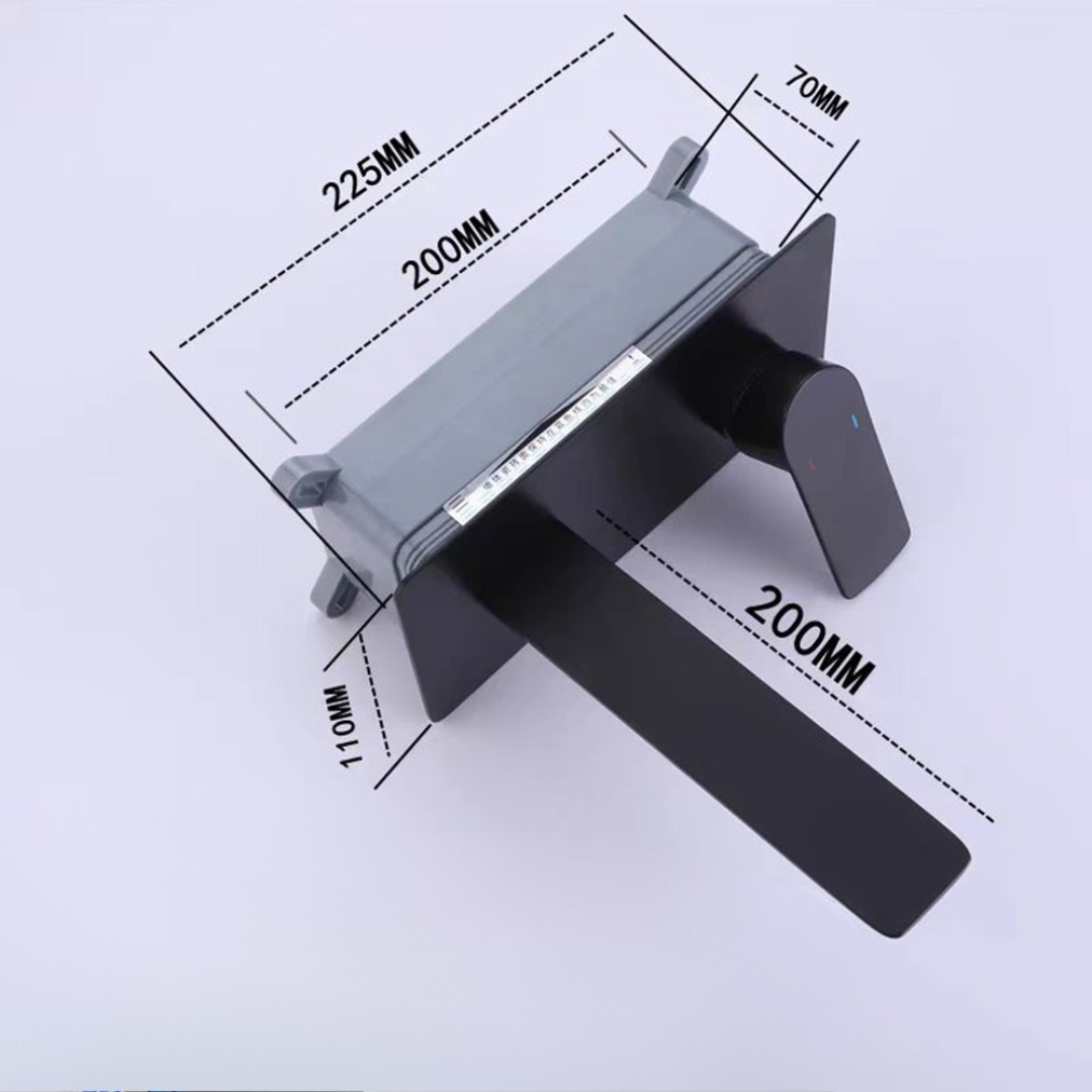 Inbouw wastafelkraan Diego  – Matte black
