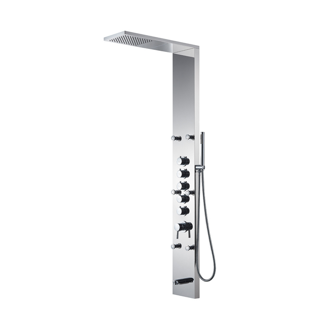 Douchepaneel Nana – Waterval – Massagejets – Chrome
