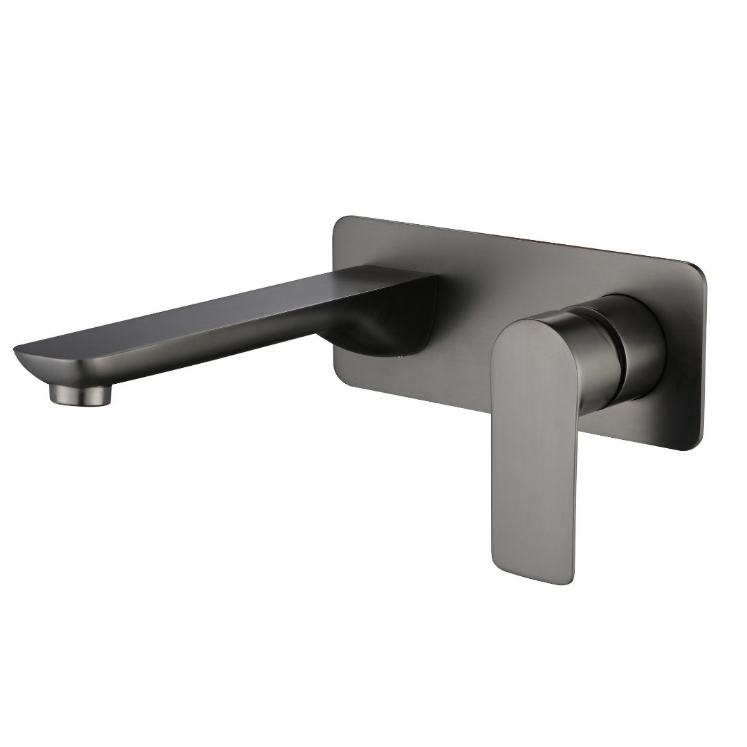 Inbouw wastafelkraan  – Silvio – Gunmetal grey