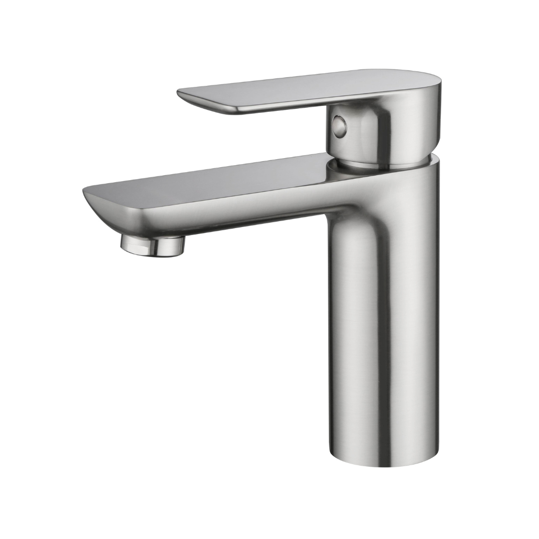 Opbouw wastafelkraan  – Silvio – Brushed nickel