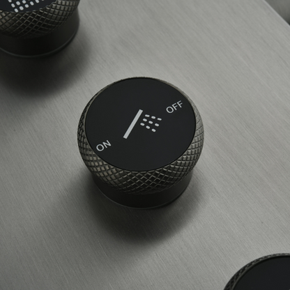 Douchepaneel Elena - LED - Digitaal display - Gunmetal grey
