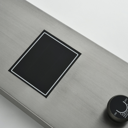 Douchepaneel Elena - LED - Digitaal display - Gunmetal grey