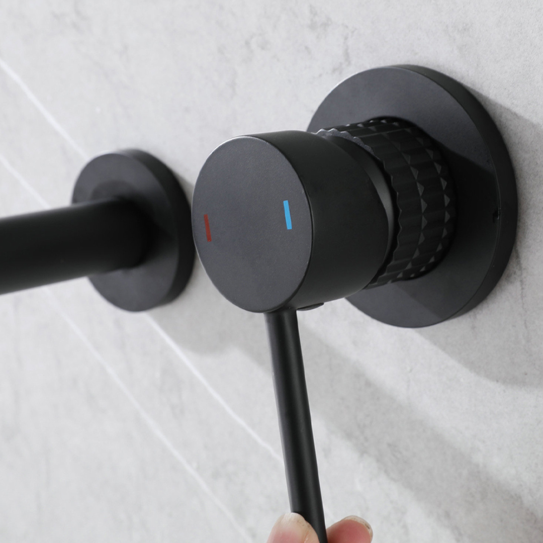 Inbouw wastafelkraan Angelica - Matte black