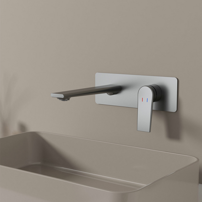 Inbouw wastafelkraan Diego  – Gunmetal grey