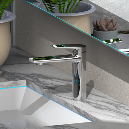 Opbouw wastafelkraan Diego  – Chrome