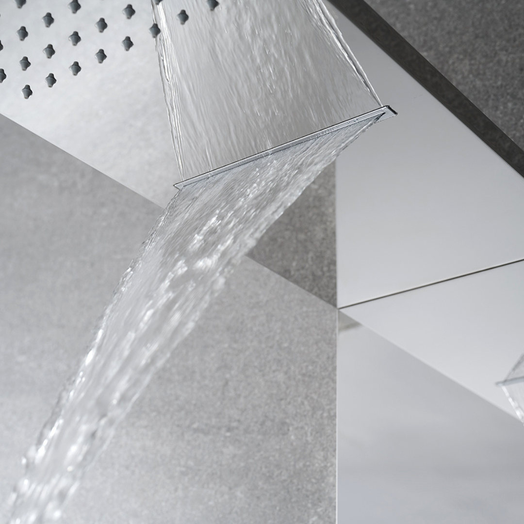 Douchepaneel Nana – Waterval – Massagejets – Chrome