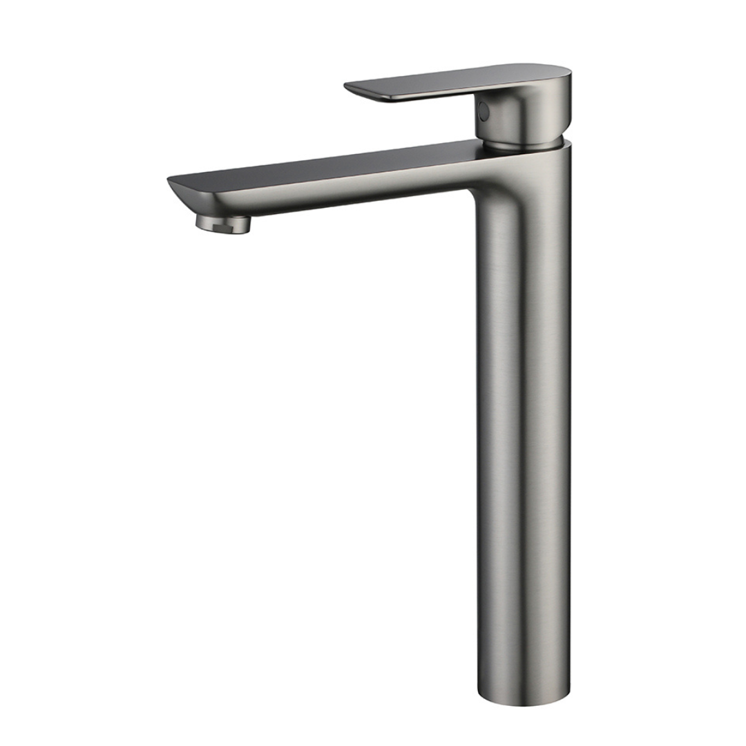Hoge wastafelkraan  – Silvio – Gunmetal grey