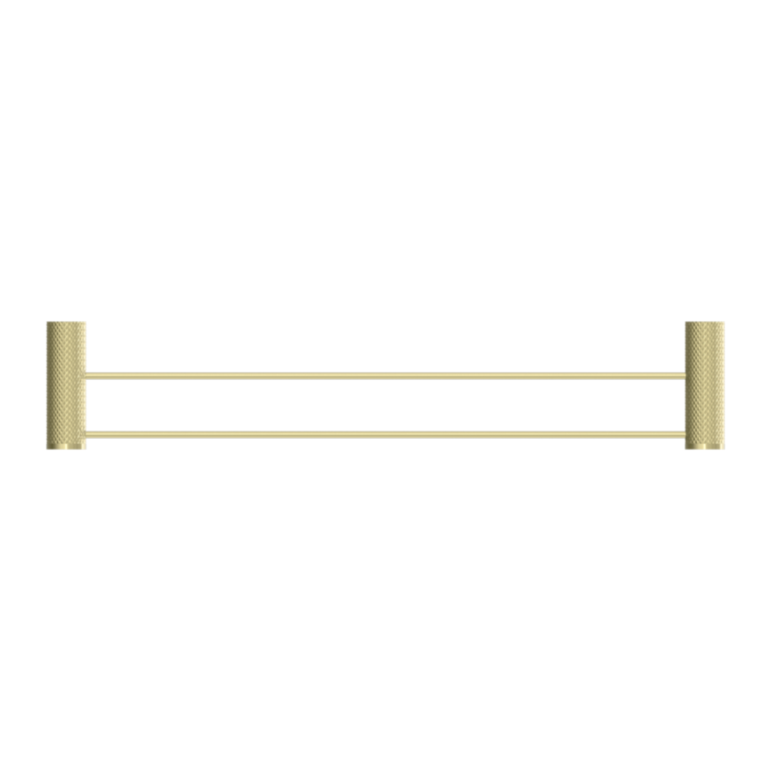 Dubbele Handdoekrek Valencia - Brushed Gold