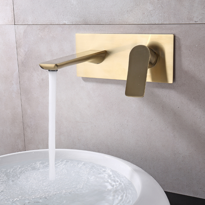 Inbouw wastafelkraan  – Silvio – Brushed gold