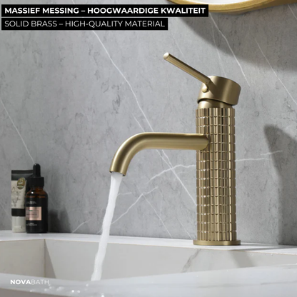 Opbouw wastafelkraan Angelica - Brushed gold