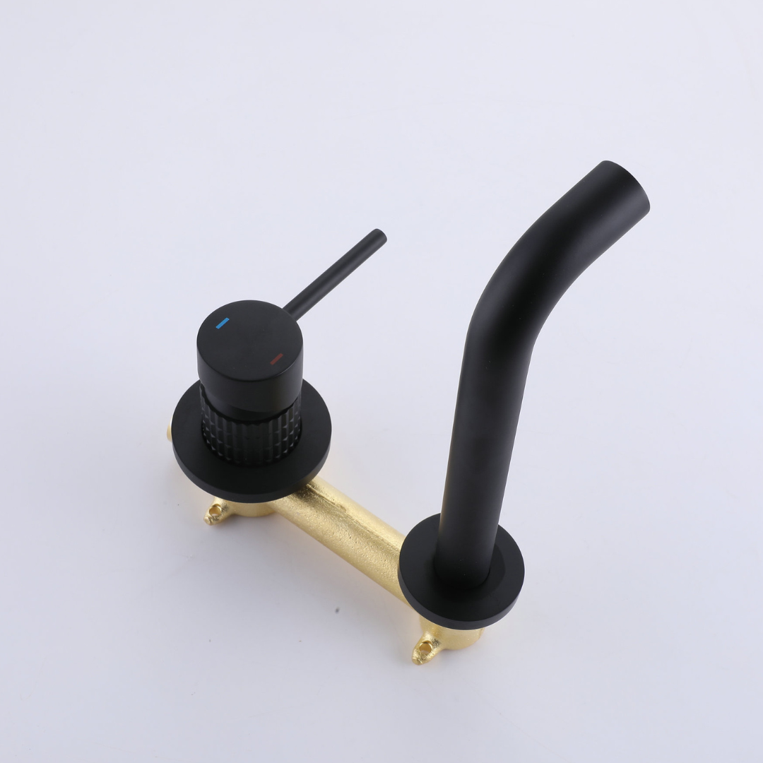 Inbouw wastafelkraan Angelica - Matte black