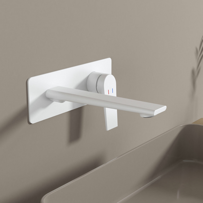 Inbouw wastafelkraan Diego  – Matte white