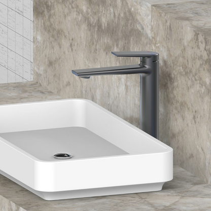 Hoge wastafelkraan Diego  – Gunmetal grey