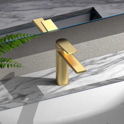 Opbouw wastafelkraan Diego  – Brushed gold
