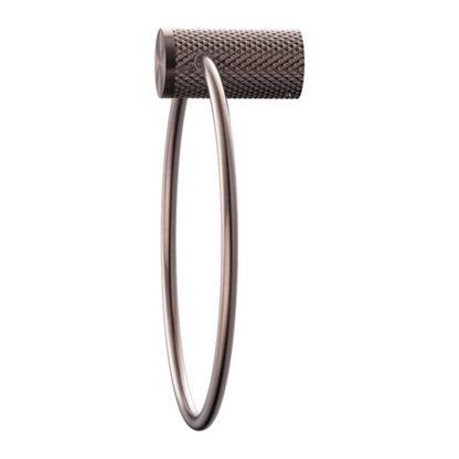 Handdoekring Valencia - Brushed bronze