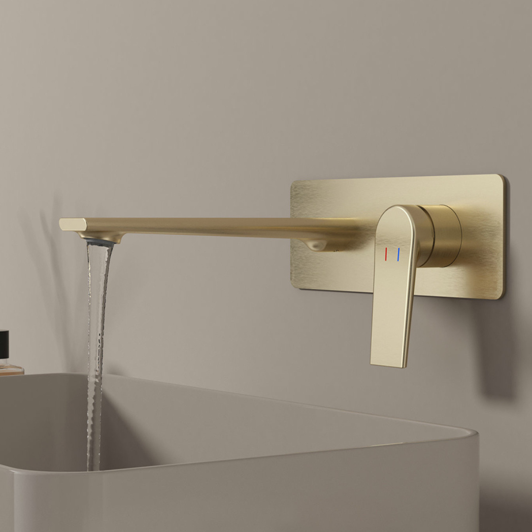 Inbouw wastafelkraan Diego  – Brushed gold