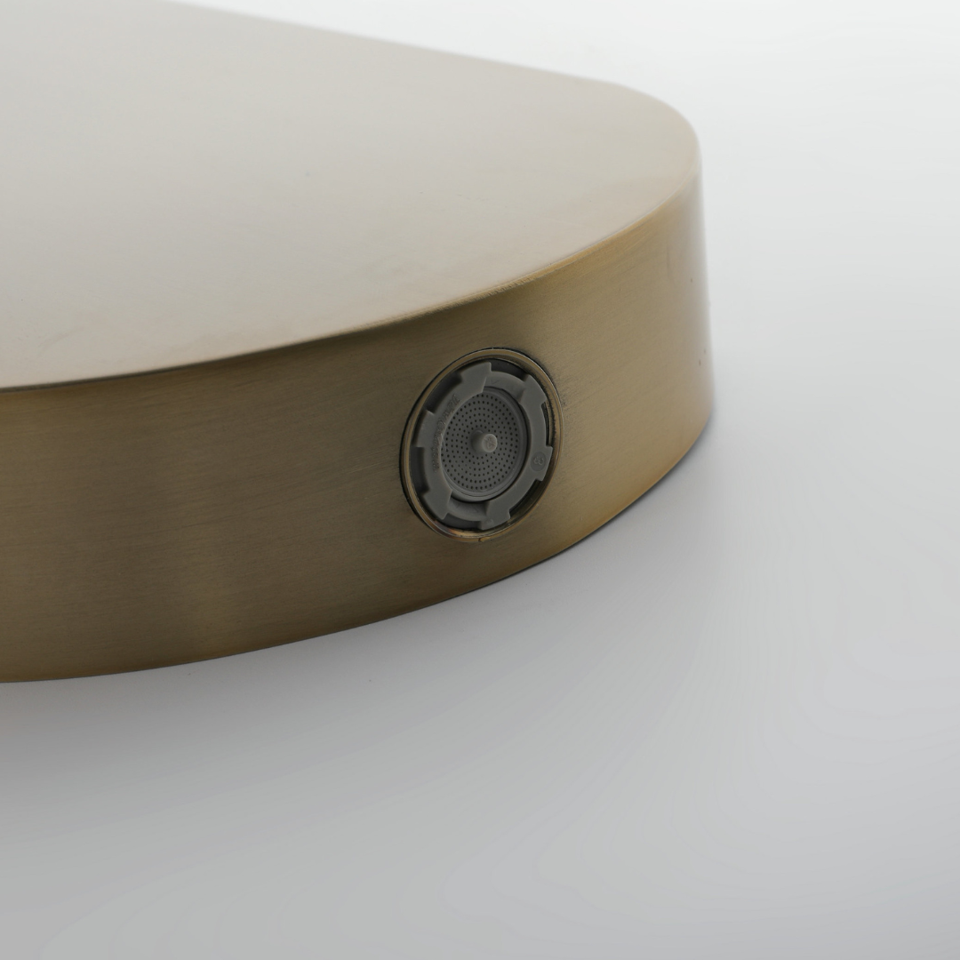 Douchepaneel Elena - LED - Digitaal display - Brushed gold
