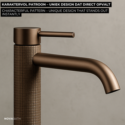 Opbouw wastafelkraan Angelica - Brushed rose gold