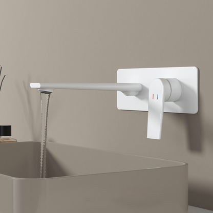 Inbouw wastafelkraan Diego  – Matte white