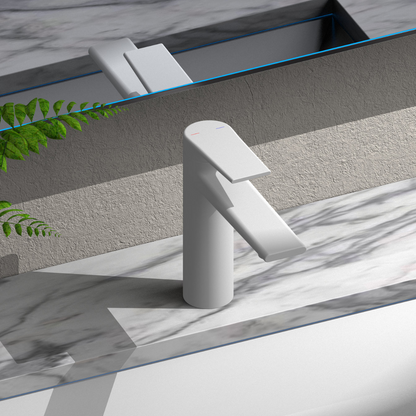 Opbouw wastafelkraan Diego  – Matte white