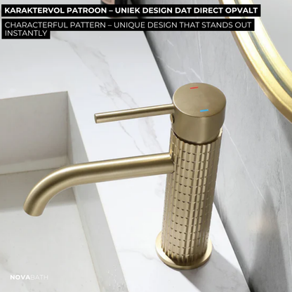 Opbouw wastafelkraan Angelica - Brushed gold
