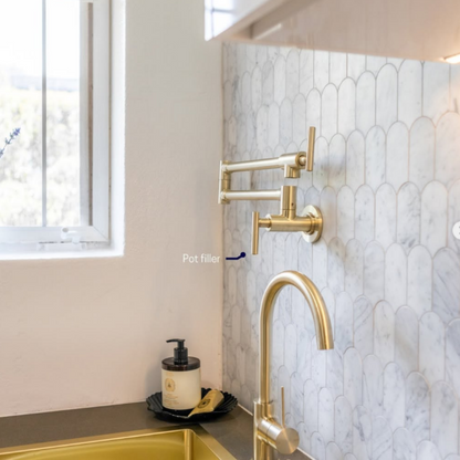 Pot Filler Capri – Brushed bronze