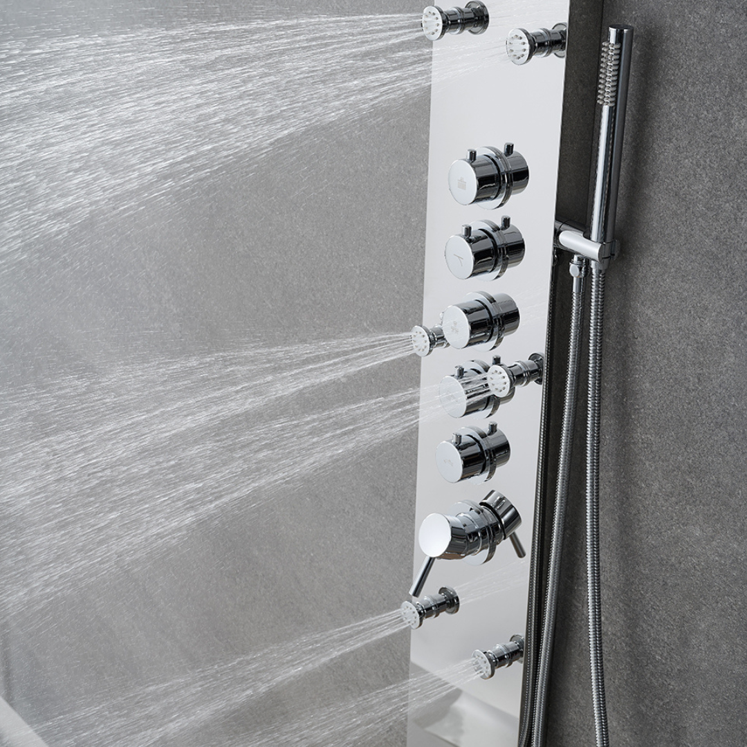 Douchepaneel Nana – Waterval – Massagejets – Chrome
