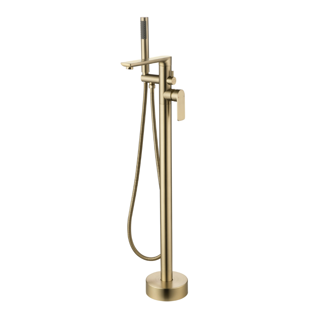 Vrijstaande badkraan Emilia - Brushed gold