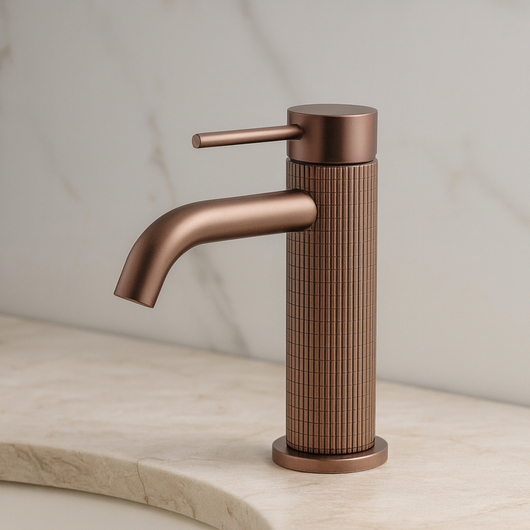 Opbouw wastafelkraan Angelica - Brushed rose gold