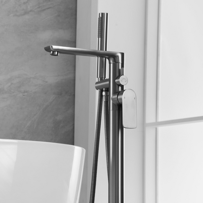 Vrijstaande badkraan Emilia - Gunmetal grey